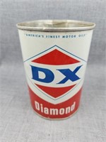 DX Diamond 1 qt. Oil can, DX Sunray Oil Co.