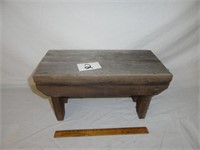 Wood doll/decorative bench