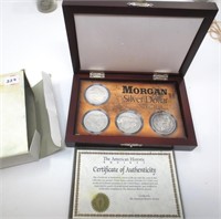 4 silver dollars, The Morgan Silver Dollar