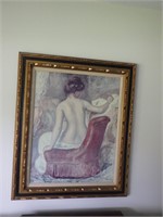 Renoir "Nude In An Arm Chair"
