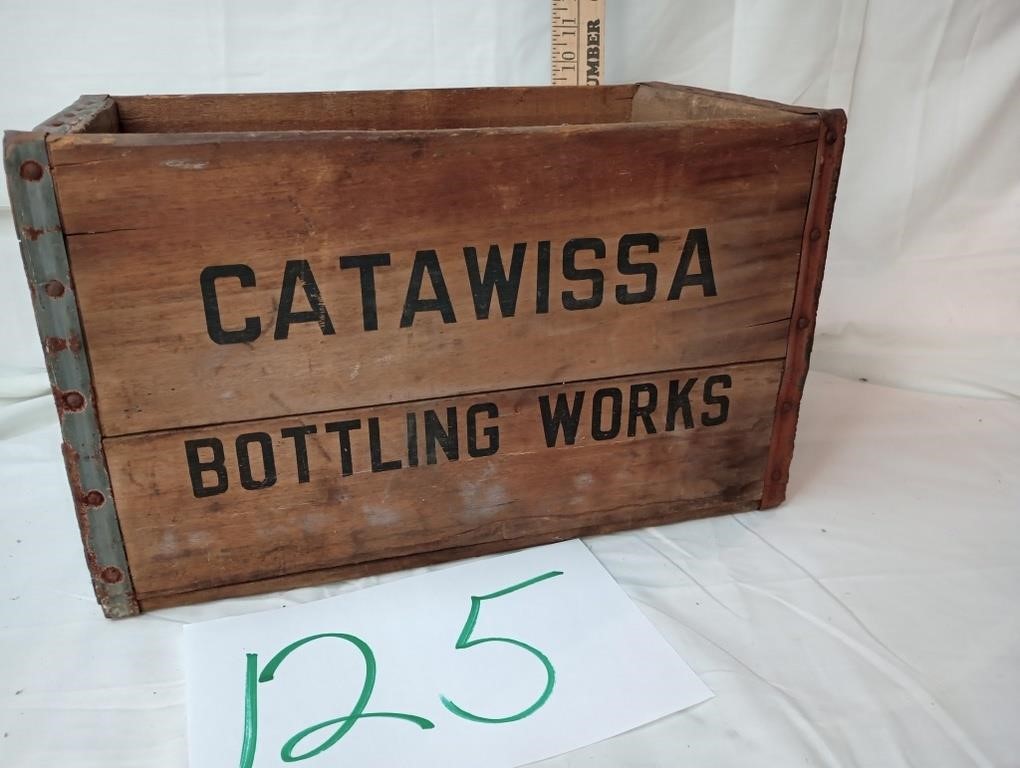 CATAWISSA BOTTLING WORK WOODEN CRATE