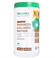 Organika Enhanced Collagen Protein Chocolate,