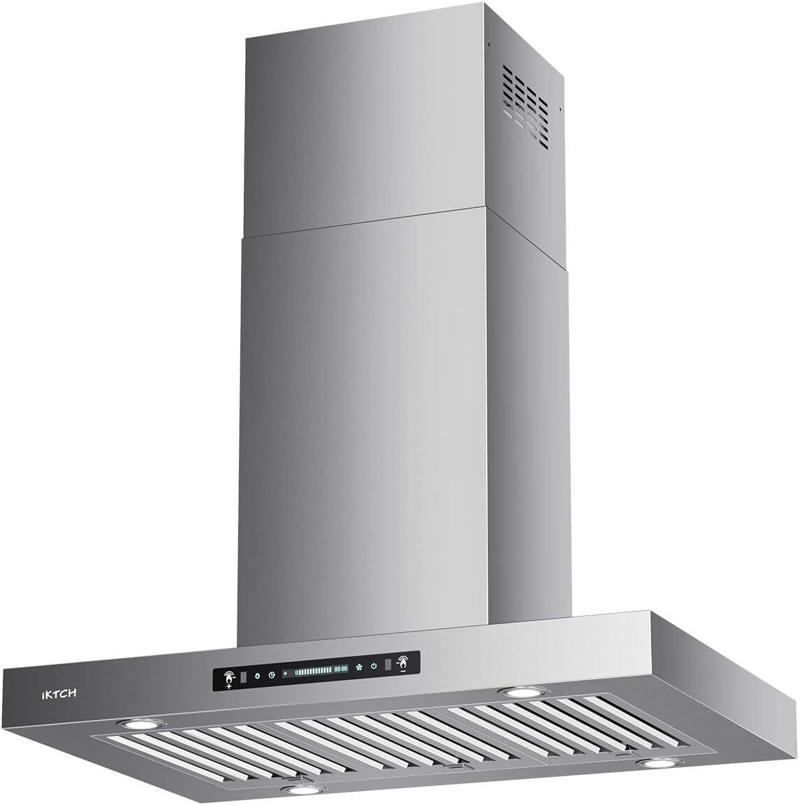 36 Island Range Hood  900 CFM  4 Speed Fan