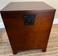 11 - WOODEN BOX / SIDE TABLE 24"T