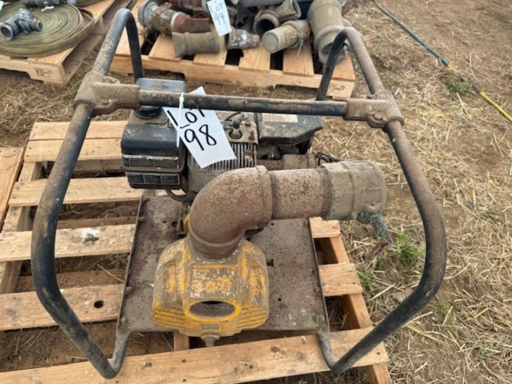 Gas Power water pump,non-running,8 HP