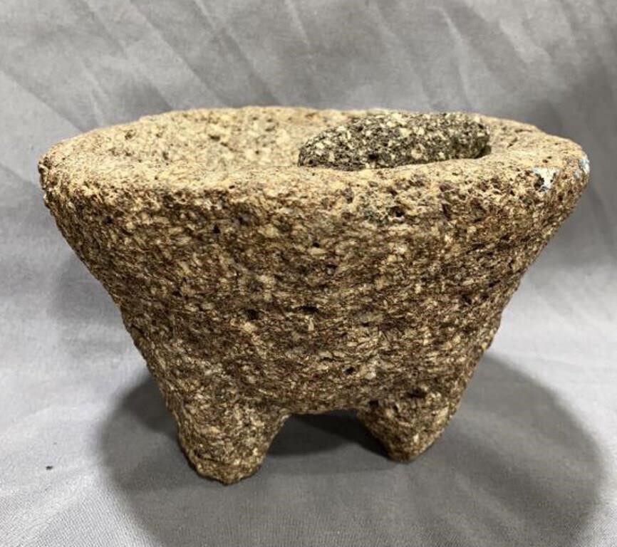 Native American Stone Mortar & Pestle