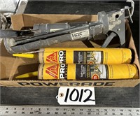 2 29 ounce Caulk Gun w Tubes of Sealant