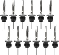 10PK Bottle Pourers w/ Tapered Spout
