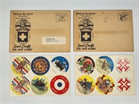 2) 1930'S SEAL CRAFT DISCS UNUSED W/ MAILER