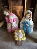 Plastic Nativity Figures