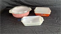 PYREX AND FIREKING DISHES