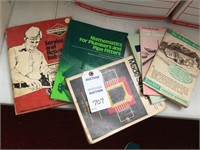Box of misc. repair books and Readers Digest