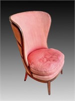 BANDED BACK WINGBACK CHAIR