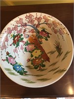 Chinese Decorative Bowl Gold Inlay