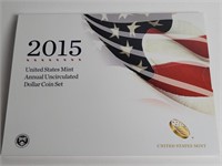 2015 US Mint Annual Uncirculated Dollar Set