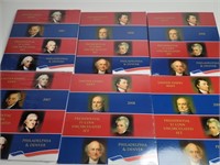 2007 2008 US Mint Presidential Uncirculated Sets