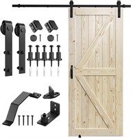 38x84in Barn Door with Hardware Kit