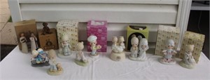 Precious Moments Figurines (9) & Willow Tree (2)