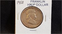 1950 Franklin Half Dollar