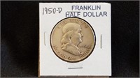 1950D Franklin Half Dollar