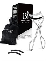 Brilliant Beauty Eyelash Curler with Satin Bag and