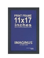 11 x 17 Inch Black MDF Wood Frame