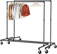 Greenstell Clothes Rack with Wheels, 2 Pac