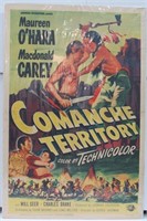 Commanche Territory '50 Western Linen 1sh Poster