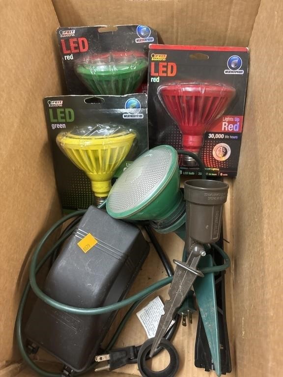 3 FEIT Color lights & Misc Outdoor Lighting