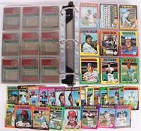 1975 TOPPS BASEBALL NEARLY COMPLETE (655/660)