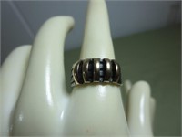 Ring Marked 18K & 950 Sterling, 4.9gtw