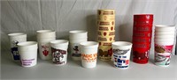 Lot of Vintage University Souvenir Cups