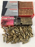(131) 22LR Blanks, & Assortment of .22 Rounds