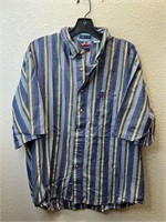 Y2K Bugle Boy Classics Striped Colorful Shirt