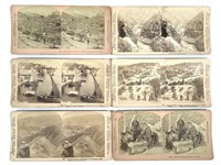 6 Stereo Views Photo Scenes of Life in Palestine