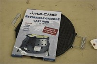 Volcano Reversible Cast Iron Griddle Plate