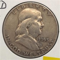 1953-D  Franklin Half