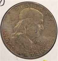 1962-D  Franklin Half