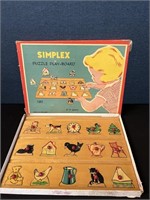 1950's Simplex Made in Holland All Wood Playboard