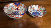 Two Japanese Scalloped Bowls