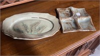 Two Tab Boren Pottery Trays