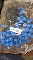 Bag of 50 Blue Ball Bungees