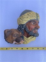 Bossons Head Made in England Chalkware Vintage