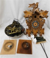 Cuckoo clock repair parts