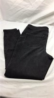 D1) MAURCES EVERFLEX HIGH RISE BLACK JEANS, SIZE14