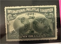 1926 MINT OG INTL PHILATELIC EXPO PVT ISSUE STAMP