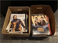 Hollywood press kits, television (2 boxes)