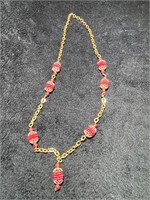 Vintage Strawberry Necklace