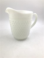 MILK GLASS PITCHER