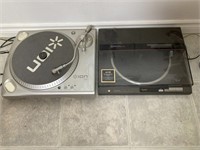 Lot of 2 Turntable Record Players